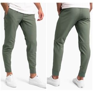 UNRL Jogger Apex Performance Pants Mens Size L Green Pockets Running Casual
